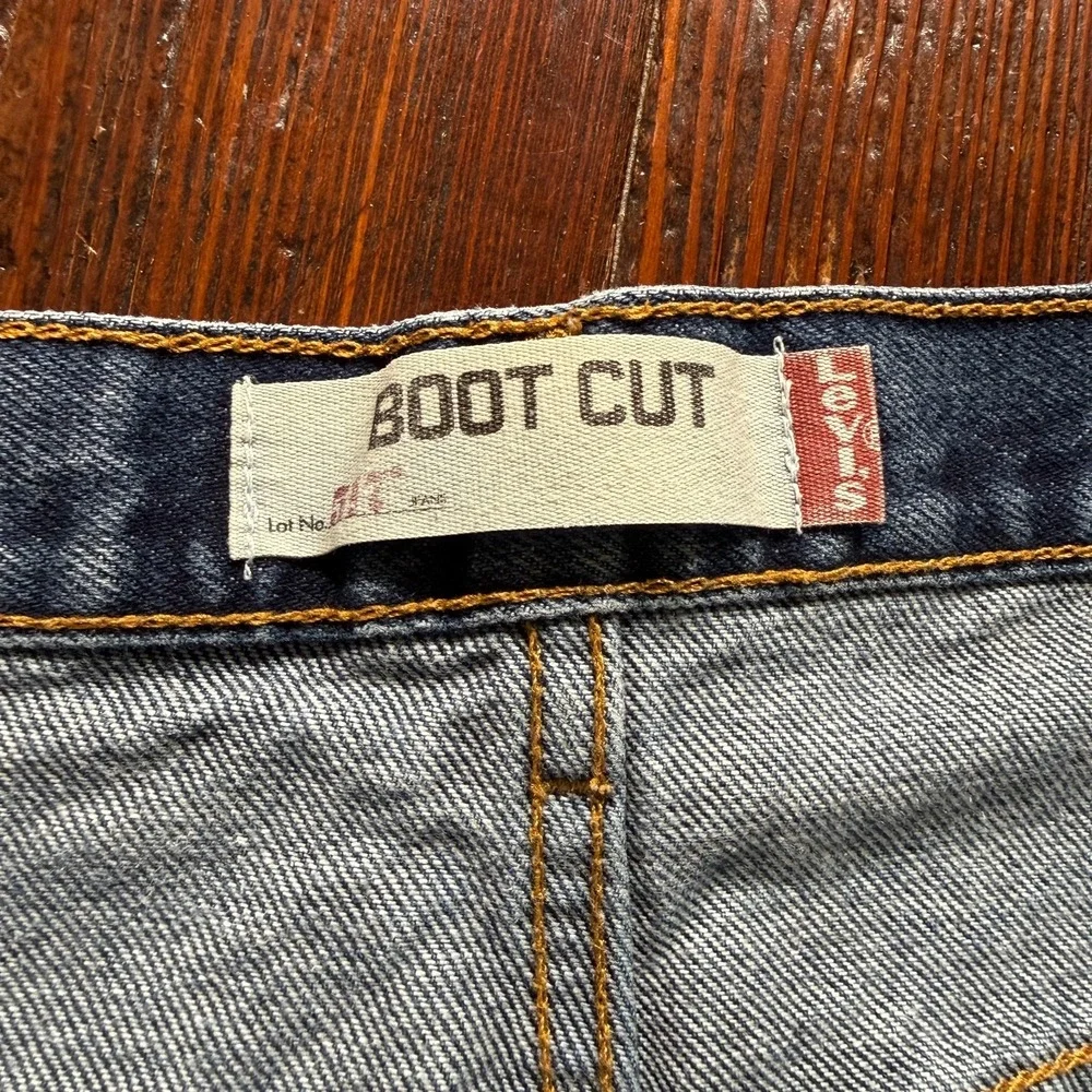 Vintage Levis 517 Jeans Mens 40x30 Blue Bootcut Fade Whiskers Cowboy Western Y2K